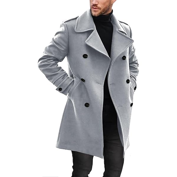 Cole Haan Signature Men's Wool Melton Coat with Nylon Bib