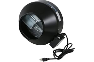 Hurricane Commercial Grade Inline Fan For Phresh & Black Ops Carbon Filters, Ideal-Air Ducting and Clamps and Titan Controls Ventilation Controllers