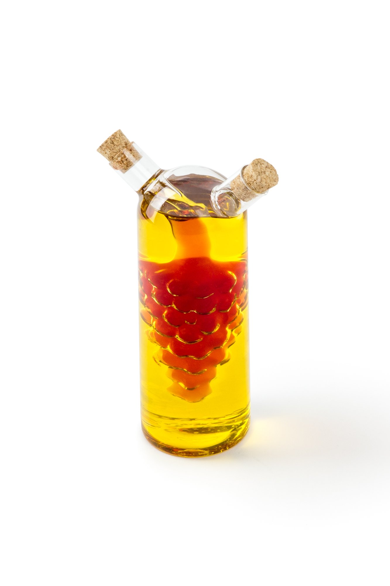 Fox Run Oil and Vinegar Bottle, Grape Motif by Fox Run