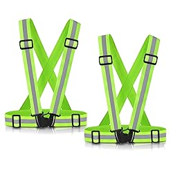 Reflective Vest Running Gear, 2Pack High Visible