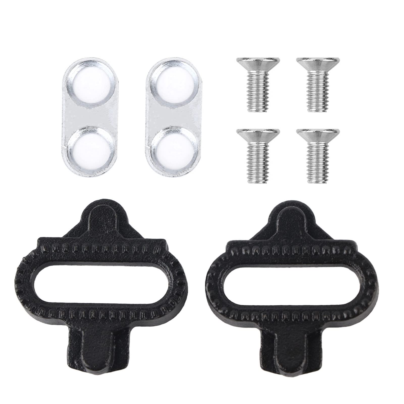 Mountain Bike Cleats, 1 Pair Steel Bicycle Cleat Shoe Bracket for Cycling Shoes with Screw for M094 823 WM001 M19 W01 C099 M17C