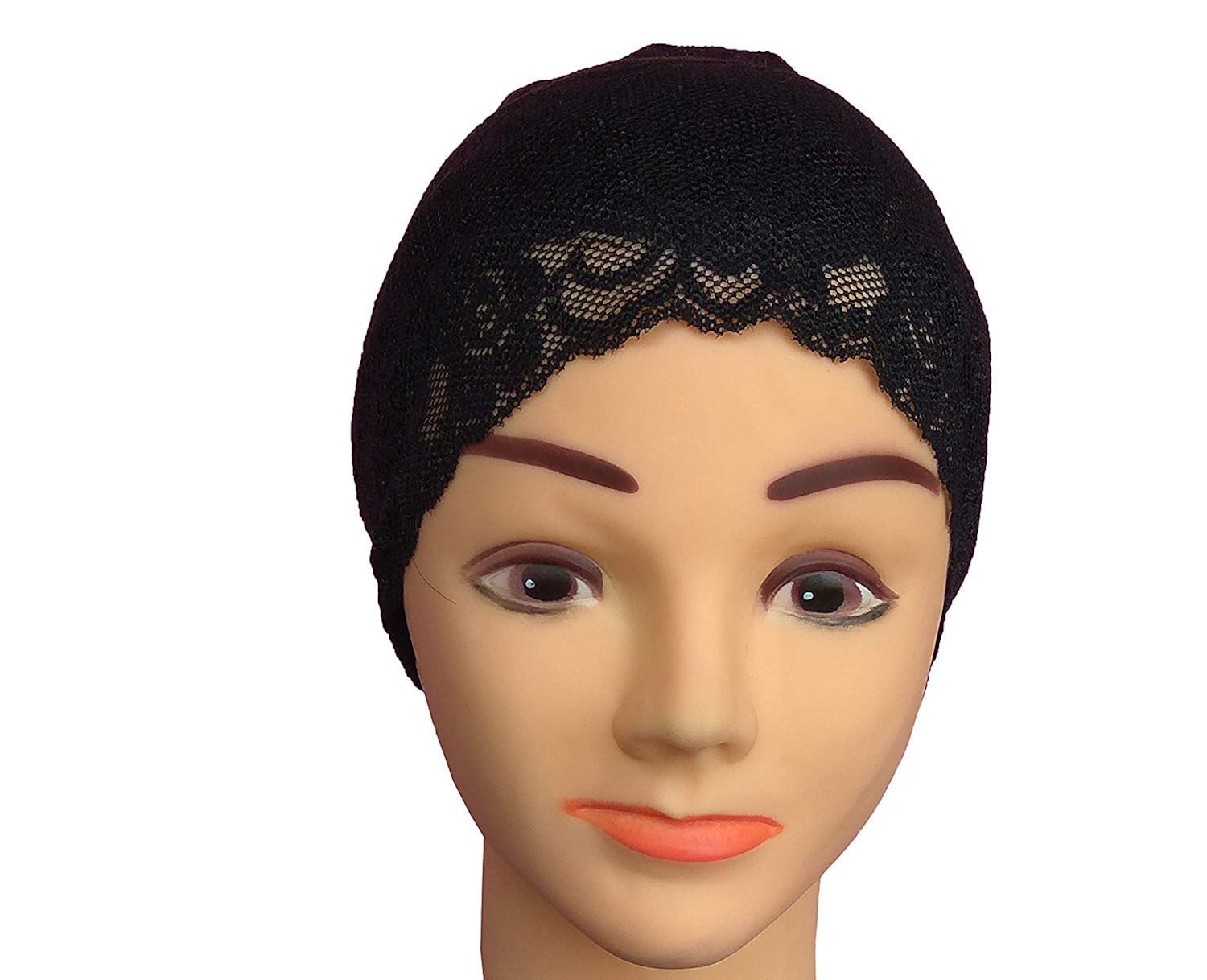 blendmix laylah women's cotton tube cap (black, free size)