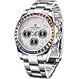 RollsTimi Pagani Design Men's Watch Multifunction Men's Sports Clock Quartz Chronograph Japan VK63 Movement Stainless Steel Strap Automatic Date