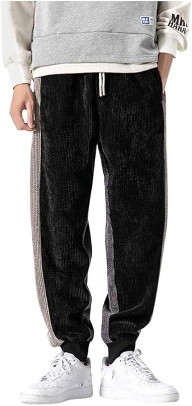 corduroy track pants