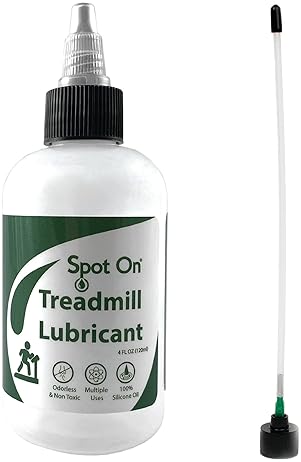Exercise & Fitness - Premium Treadmill Belt Lubricant - Made in The USA - Patented 8 Inch Application Tube and Precision Twist Cap - 100% Pure Silicone - Spot On