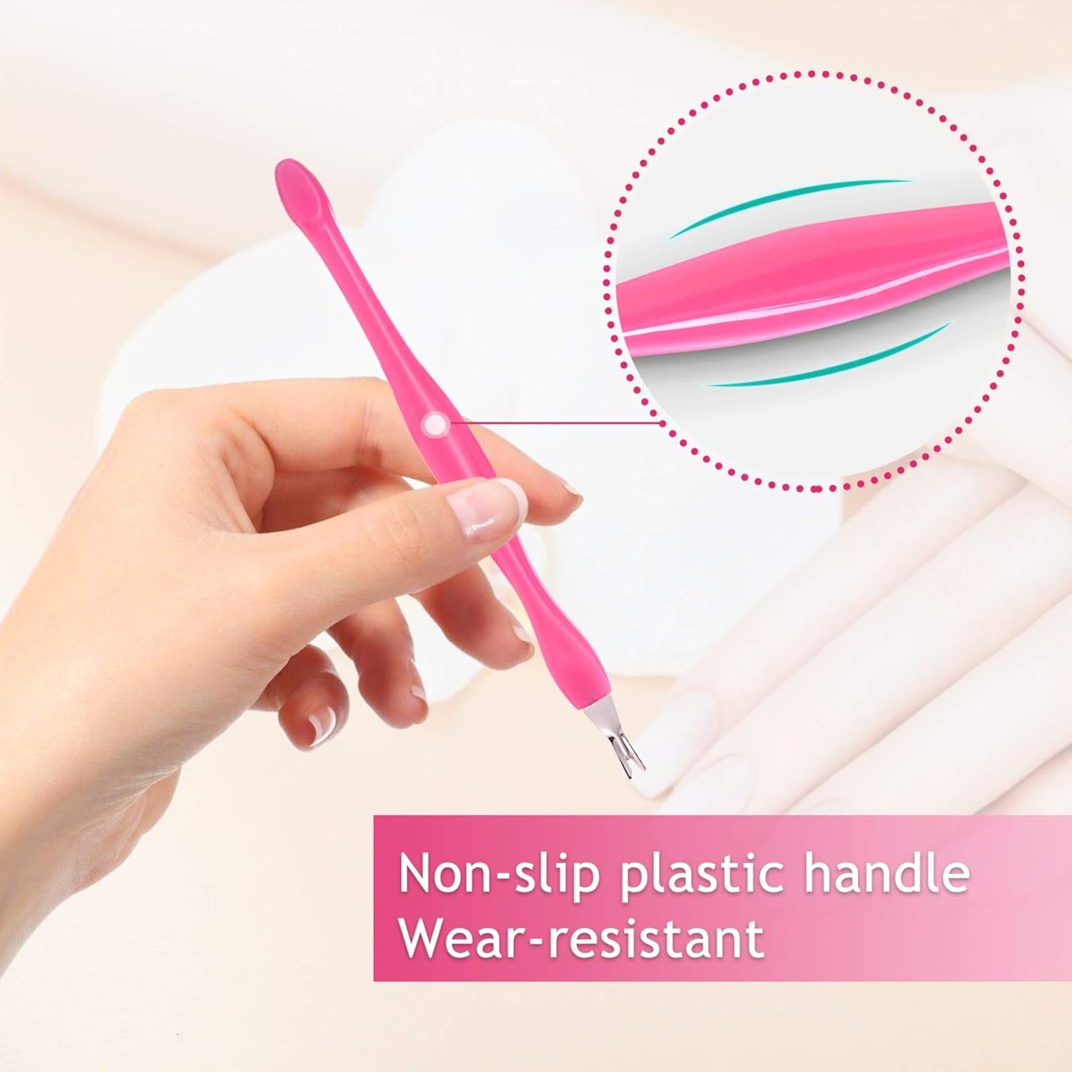 Timoo 3PC Professional Cuticle Trimmer Cuticle Pusher Cuticle Knife Remover Dead Skin Practical Nail Art Tools.: Home & Kitchen