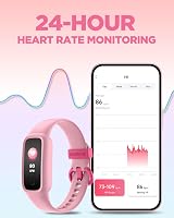 Vigor 2 L Kids Fitness Tracker Pink for 5-15 Heart Rate IP68 view 4