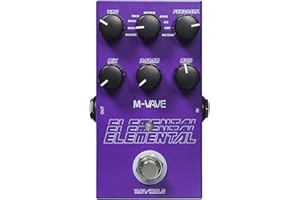 IOPPWIN M-VAVE ELEMENTAL Digital Delay Pedal - 9 Modes, 3000ms Psychedelic Delay, Artistic Design, Dual Power Supply, TAP/HOLD Modes for Guitar/Keyboard