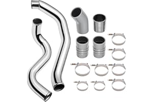 EVIL ENERGY Intercooler Piping Compatible with 2003-2007 Ford F250 F350 F450 F550 6.0L Powerstroke, Aluminum Intercooler Pipe