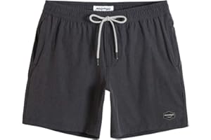 maamgic Mens 7" Stretch Swim Trunks Quick Dry Mesh Lining Swimwear Bathing Suits