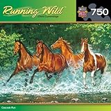 MasterPieces Cascade Run Jigsaw Puzzle, Art by Chris Cummings, 750-Piece