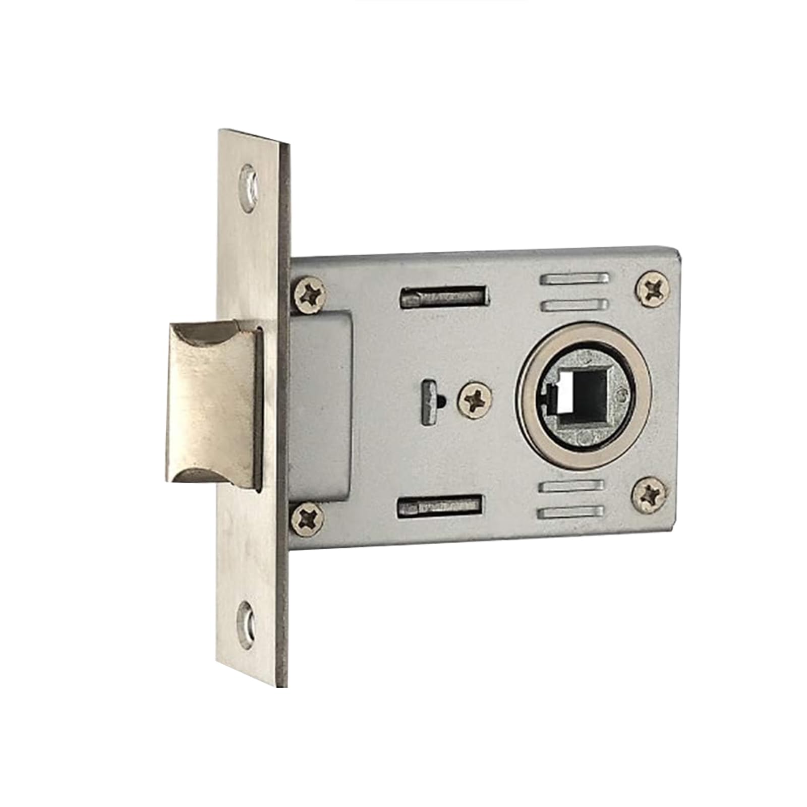Stainless Steel Mortice Sashlock, 85mm Internal Room Door Locks Body, Suitable for Bedrooms Bathrooms, Door Latch Locks, 1 Pcs