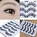 NewKelly Gracious Makeup Handmade 5Pairs Natural Long False Eyelashes Extension Exquisite