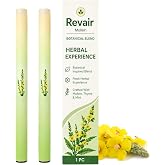 Revair Mullein Inhaler for Lungs, 2026 New Professional Revair Mullein Purifier Inhaler, with Mullein Thyme &amp; Mint, Natural Daily Breathing Routine, Lung Cleansing (2 Pack)