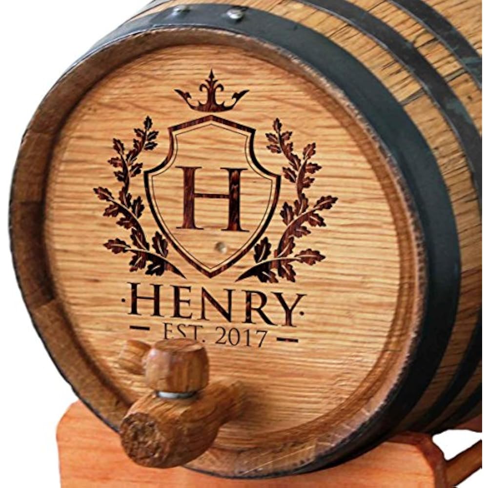 Personalized Custom Engraved Whiskey Barrel Mini Oak Or Wine Aging 1 Liter eBay