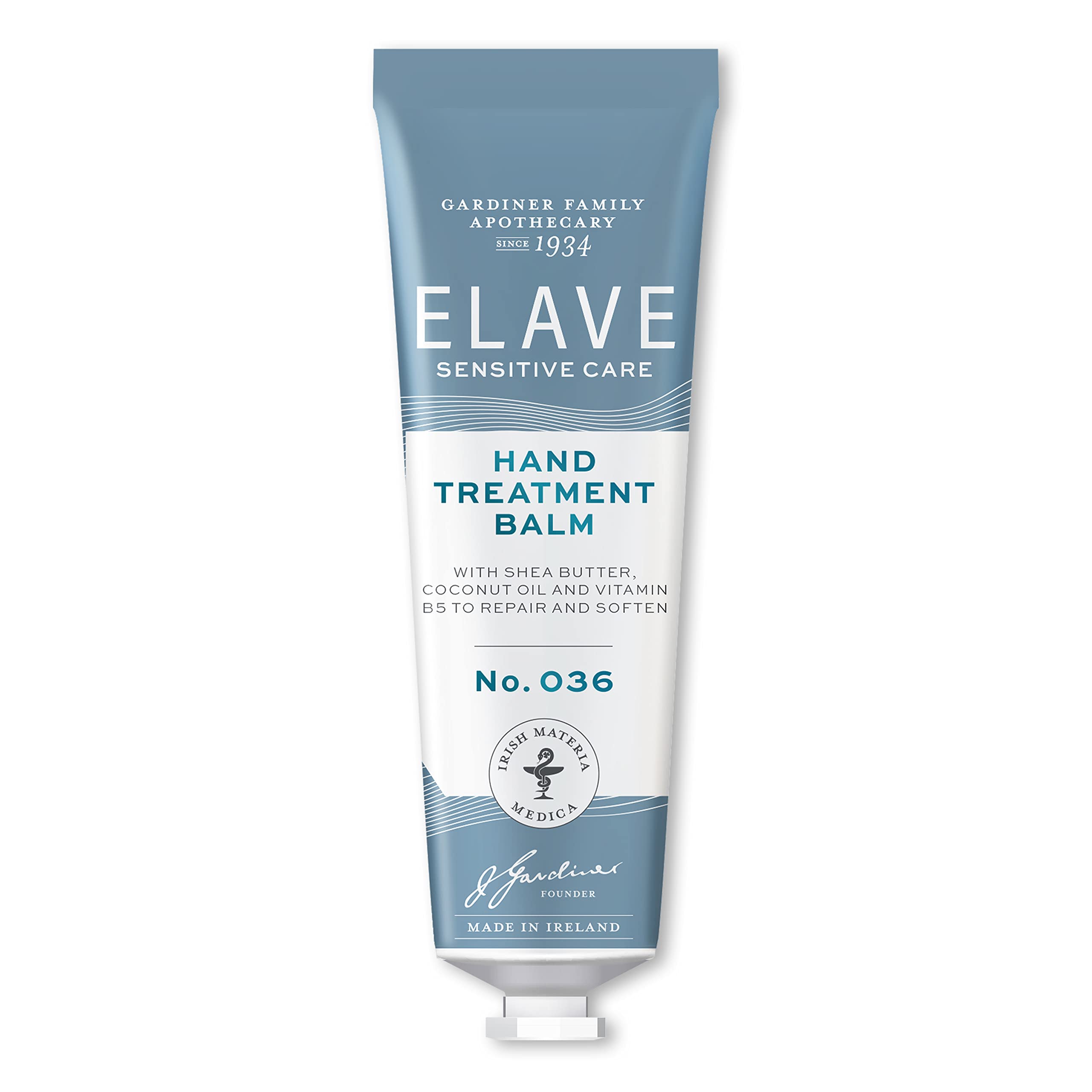 Elave Hand Treatment Balm No. 036 – 50 ml | Shea Butter & Vitamin B5 Hand Cream for Eczema, Dermatitis & Dry Sensitive Skin | Cruelty Free, Vegan & Dermatologist Tested | Made in Ireland
