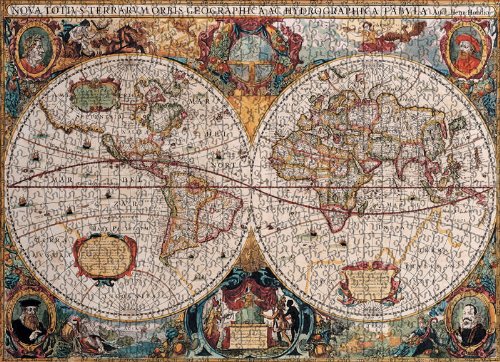 EuroGraphics Antique World Map Puzzle (1000-Piece)