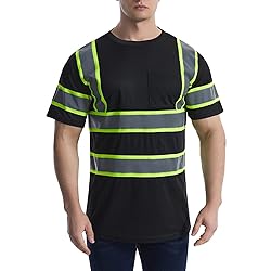 DPSAFETY High Visibility Shirts Quick Dry Safety T
