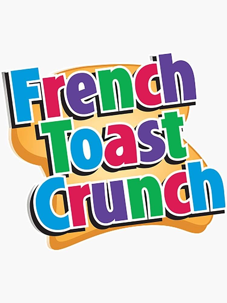 French Toast Crunch Sticker - 5" Sticker Graphic -Auto Wall Laptop Cell Truck Sticker - Easy Stick Sticker Graphic