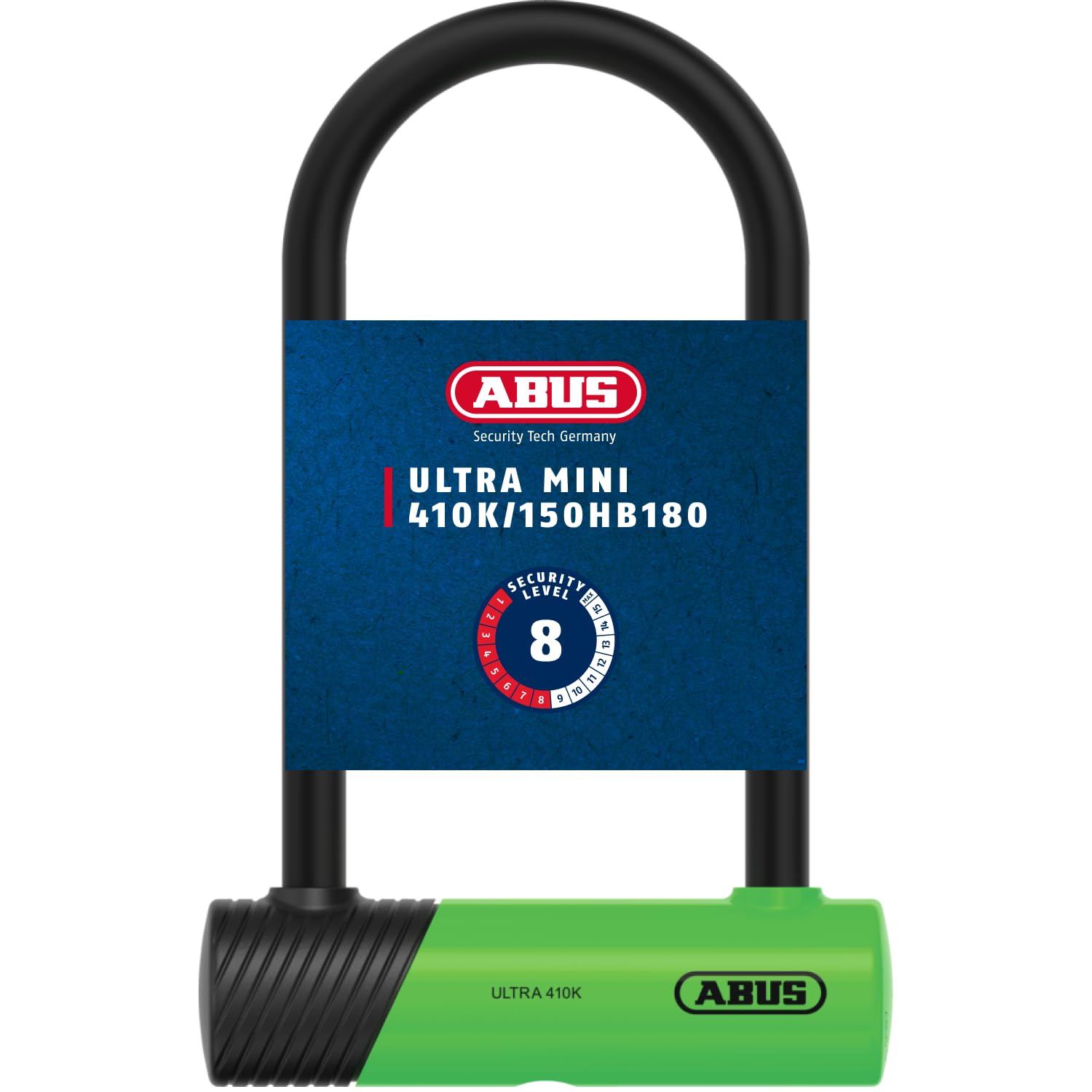 ABUS Bügelschloss 410K Ultra, Variante 150HB180, Grün