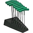 Bondhus 33034 (Set of 8) Star T-Handles, Graduated Lengths, Sizes T9-T40
