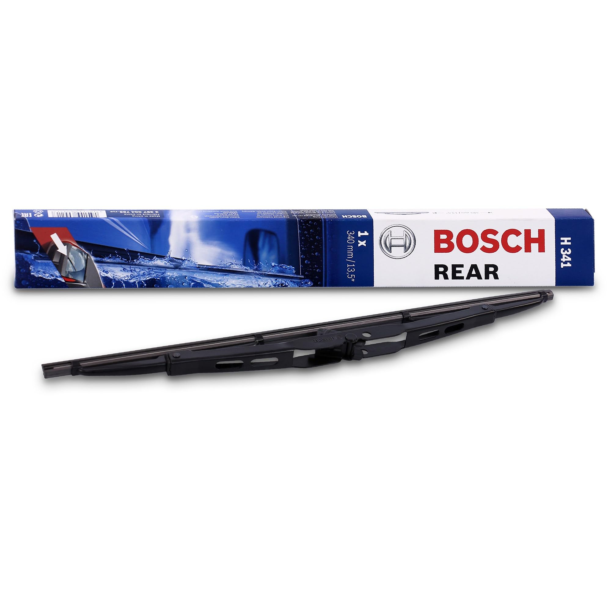 Bosch Rear Wiper H 341 - Excellent Cleaning Performance - Replacement Blade for Back Windscreen - 1 Blade, 340mm
