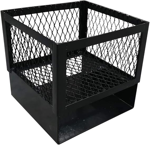 Charcoal Basket for Drum Smoker with Legs and Coal ash pan