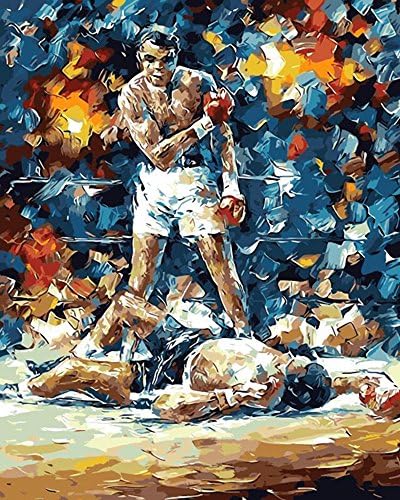 Paint By Number 16" X 20" Kit (Framed) KO Boxing