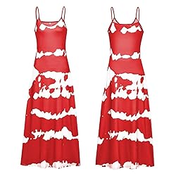Summer Dresses for Women 2023 Striped Tie Dye Dress