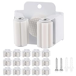 Verdenu 15 Pack Broom Holder Wall Mount, Mop and