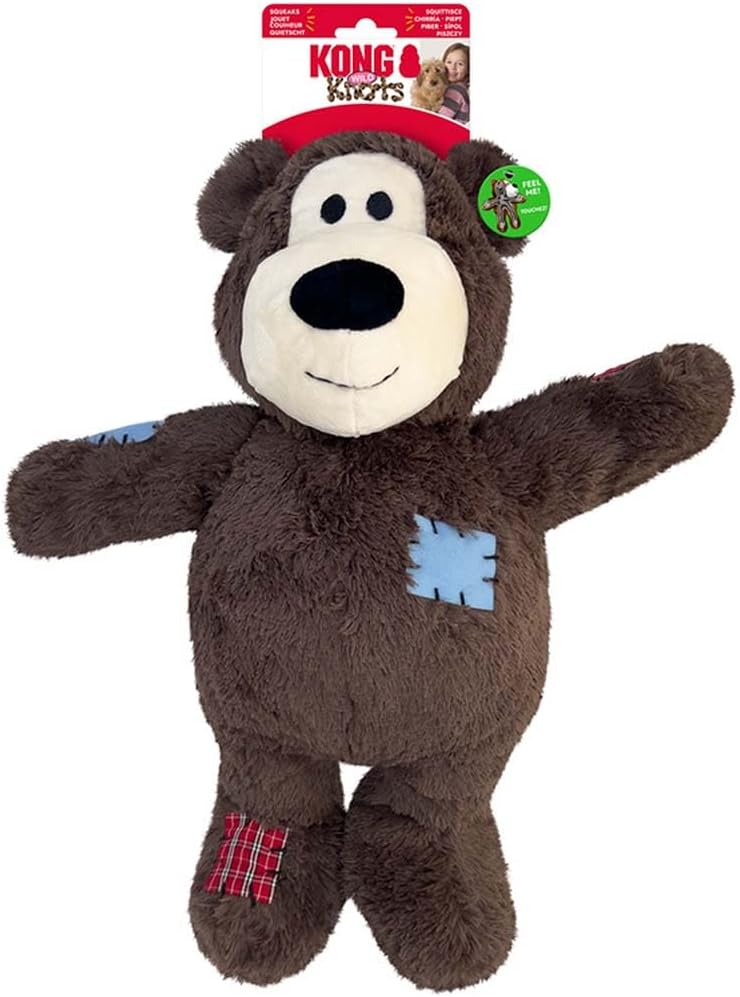 KONG Wild Knots Jumbo Bear Dog Toy Assorted Colors