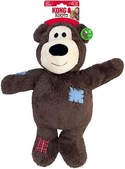 KONG Wild Knots Jumbo Bear Dog Toy Assorted Colors