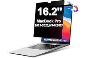 Ceydebne Magnetic Privacy Screen for MacBook Pro 16.2 Inch (Released in 2021-2023) Anti Blue Light Protector Screen Filter (M1 A2485,M2 A2780,A2991 M3)
