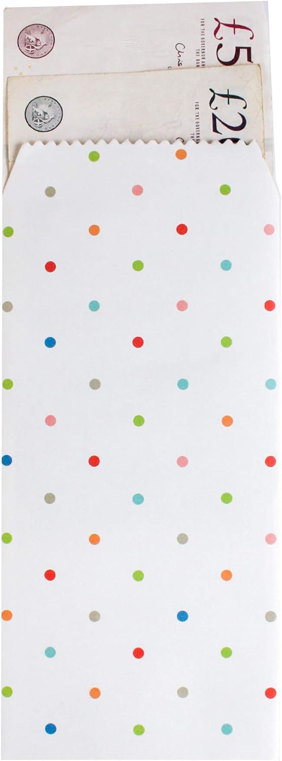 Emartbuy Money Gift Cards Vouchers Tickets Envelope 15 Envelopes in 3 Designs - Hearts and Dots - Image 5