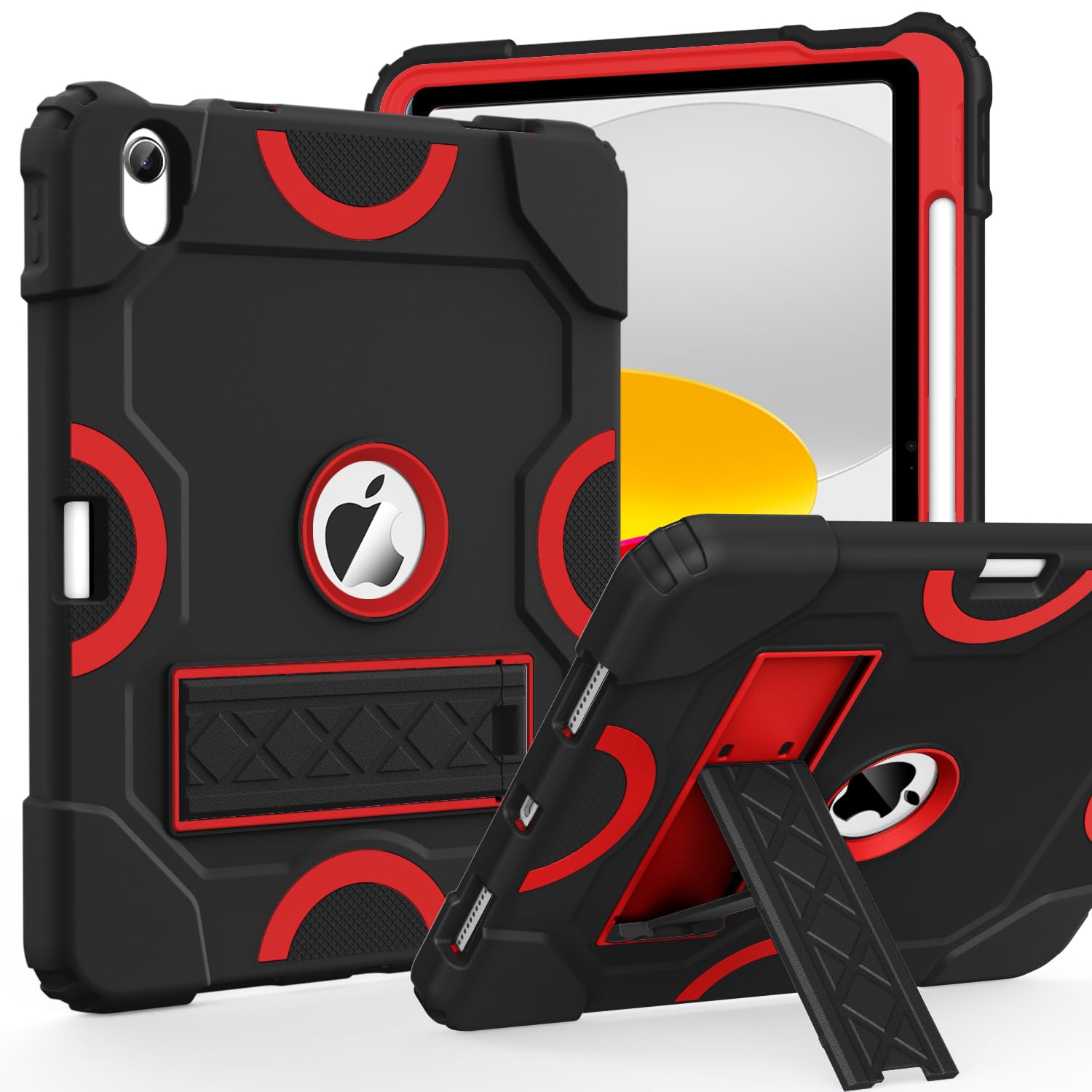 thumbnail image 2 of Shockproof Clear Rubber Case – For IPad 10th Gen 10.9-inch – With Pen Holder, Anti-Scratch, Water Resistant 2 of 5