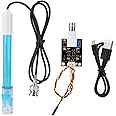 Analog PH Meter Kit,Digital PH Meter,PH Sensor Module + PH Electrode Probe with BNC Connector,Composite Electrode Test Code S