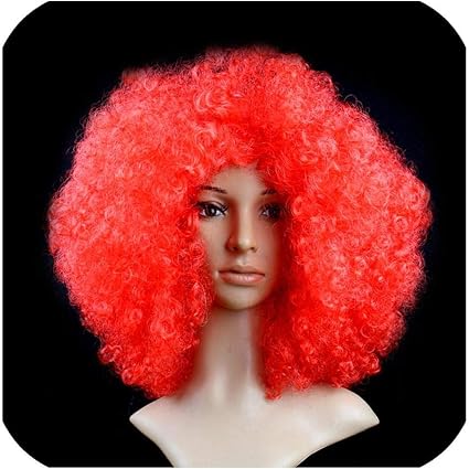 Amazon Com Short Peruke Afro Wigs Halloween Party Dress Funny