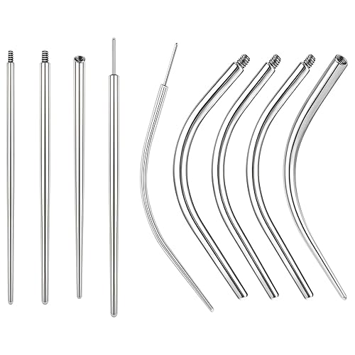 BodyAce 14G 16G 18G 20G Piercing Taper, Stainless Steel Threadless