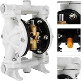 AODD Pump 1/2 Inch, 12 GPM Air Operated Diaphragm Pump Industrial Transfer | QBK-15 Pneumatic pump with dual diaphragm design, 12 GPM capacity and 115 PSI pressure for chemical and oil applications