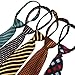 kilofly 5pc Pre-tied Adjustable Zipper Tie Kids Neck Strap Boys Baby Necktie
