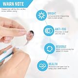 ACWOO Dental Mirror with Light 2PCS LED Mouth Inspection Mirror Anti Fog view 4