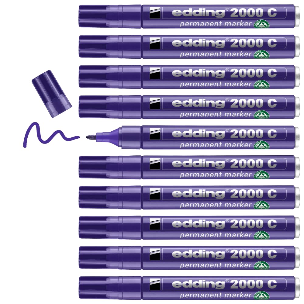 edding 2000c Permanent Marker - Purple - Single Pen