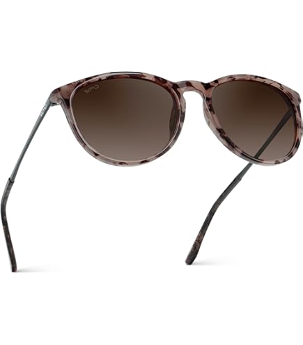 Round Cateye Sunglasses Womens Unique Open Corner Frame UV  display picture 3
