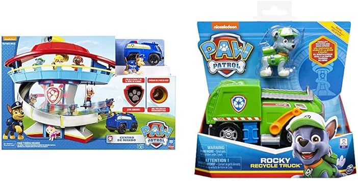 Bizak Patrulla Canina Centro de Mando 61926606 + Canina Vehículo y Personaje, Modelos Surtidos 61926775: Amazon.es: Juguetes y juegos