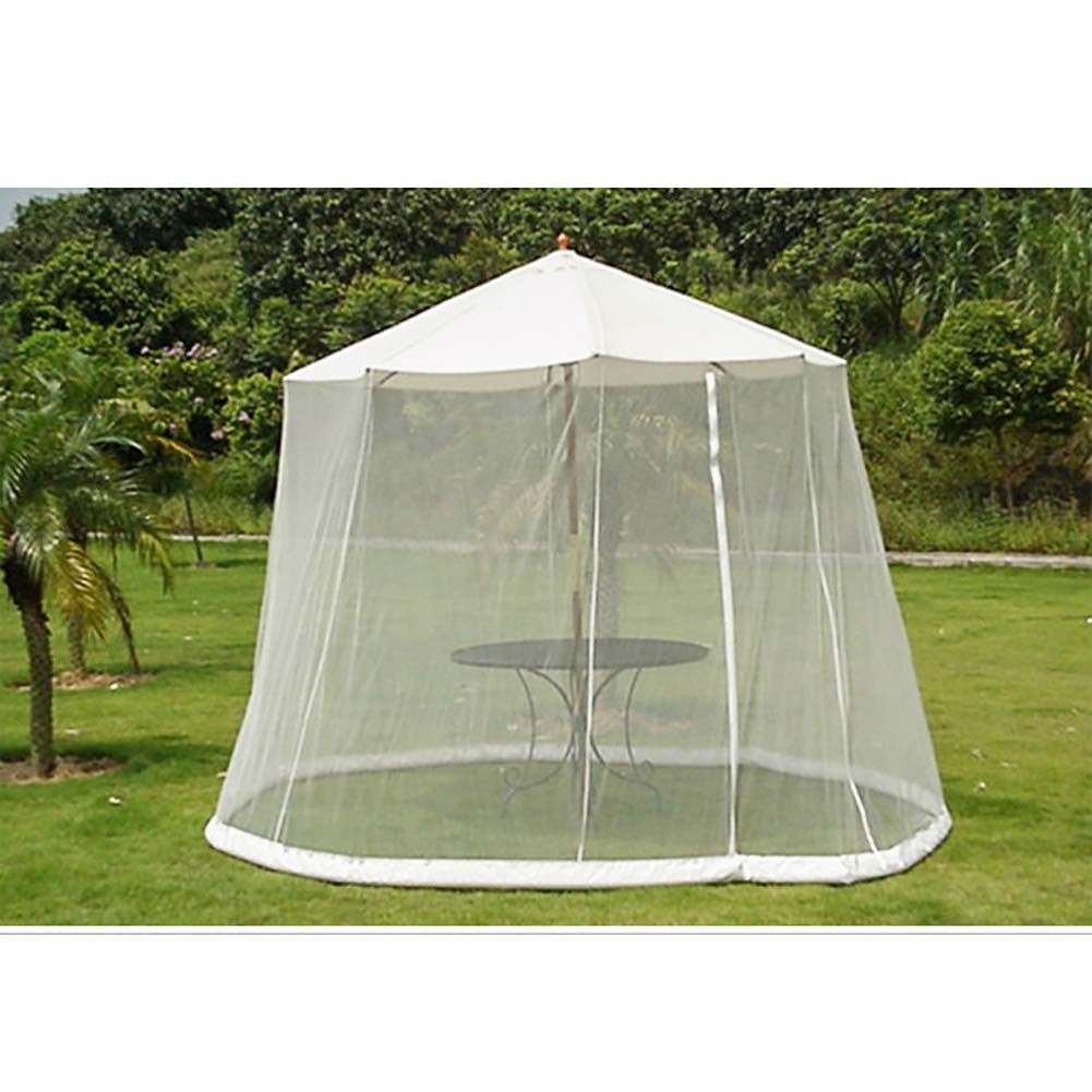 Best 9′ Umbrella Mosquito Net Canopy Patio Set Screen Table Mesh