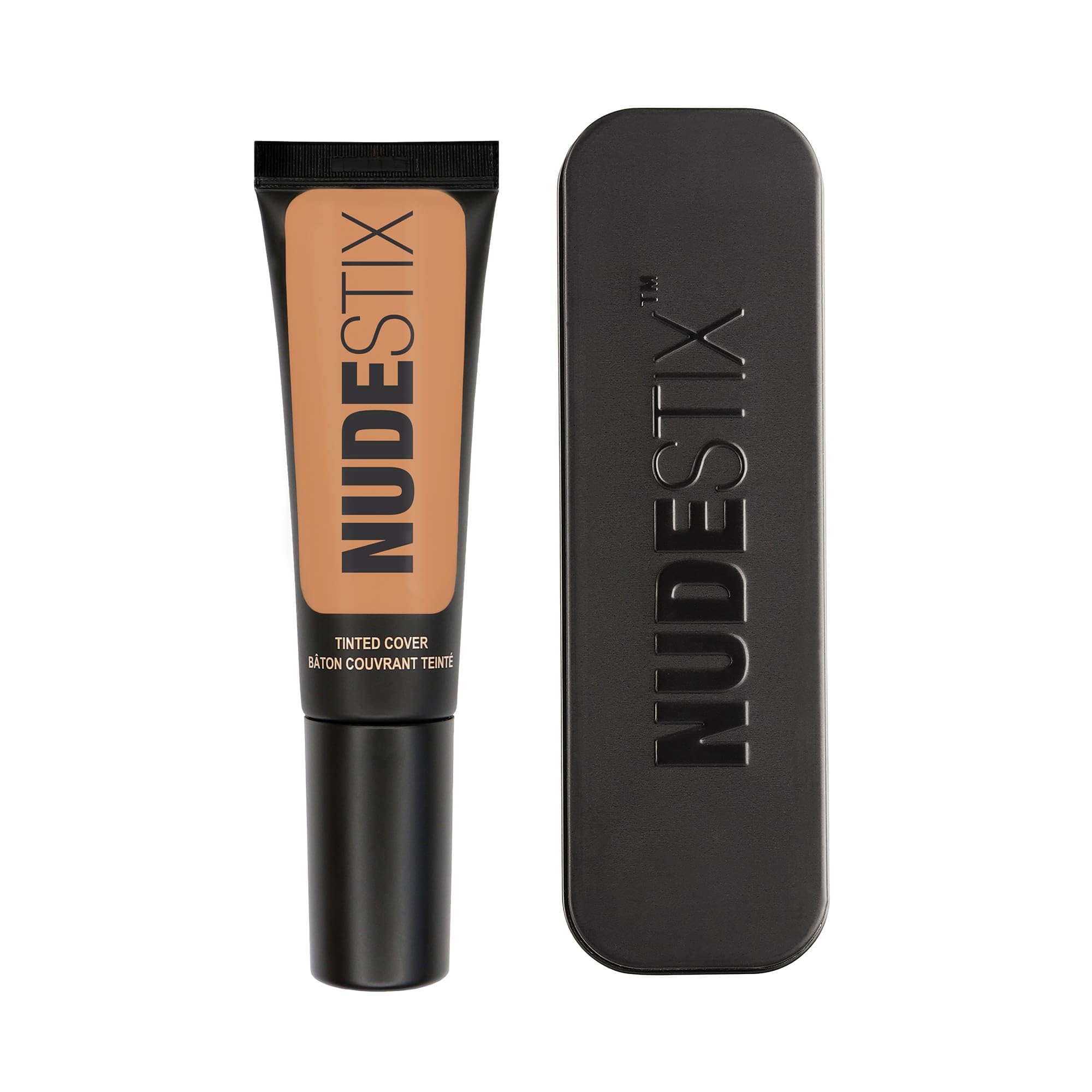 Nudestix Tinted Cover Liquid Foundation – Lightweight, Buildable Coverage for a Natural Radiant Finish | Hydrating Formula with 18 Botanical Extracts | Clean, Vegan Makeup, Shade: Nude 6