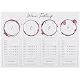 SB Design Studio SIPS Wine Tasting Placemats, 24-Count, Paper