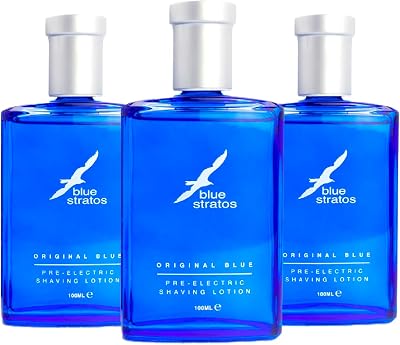 Blue Stratos Pre-Electric Shave Lotion - Cooling Sensation Multi-Pack Brand