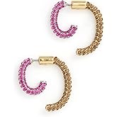 DEMARSON Women's Luna Pave Mini Earrings