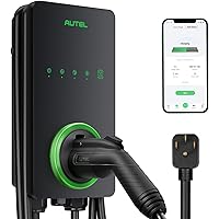 Autel Home Smart AI EV Charger up to 40Amp, 240V, Indoor/Outdoor Car Charging Station with Level 2, Wi-Fi and Bluetooth Enabl